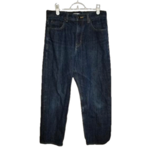 Uniqlo U Dark Wash Straight Leg Blue Jeans Label Reads Size 30